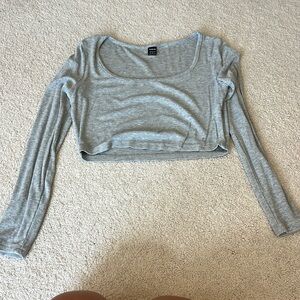 shein long sleeve crop top
